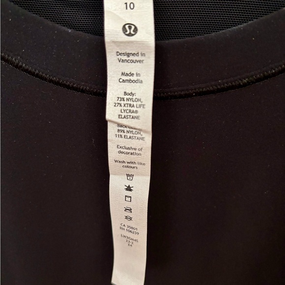Lululemon UV Protection Fold over Long Sleeve Running Shirt unworn - Picture 7 of 9